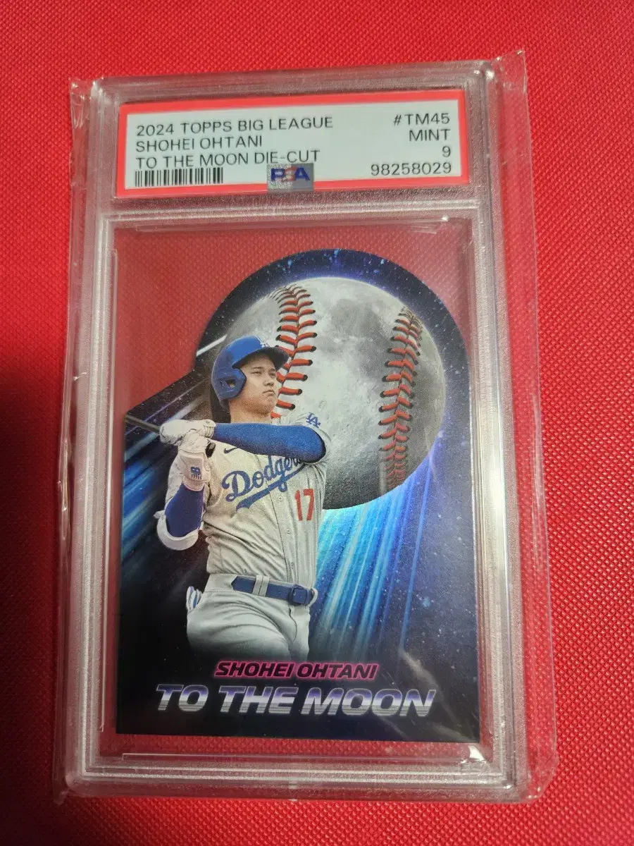 오타니 2024 Topps To The Moon PSA 9등급 카드